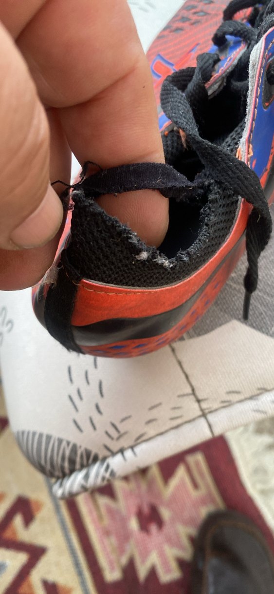 Kırmızı Yılan Desenli Erkek Futbol Ayakkabısı - Görsel 5