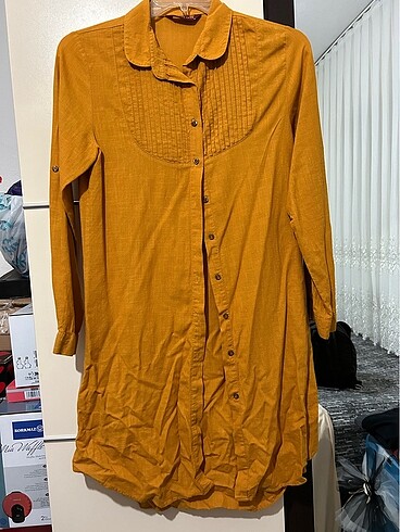 Camel sarısı Polo tunik