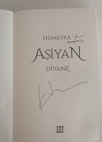  AŞİYAN 2 DİVANE HÜMEYRA İMZALI
