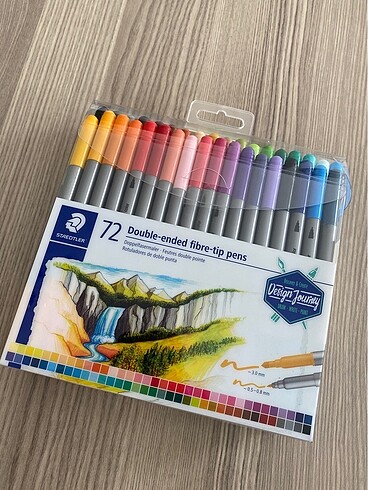 Staedtler Cift Uclu Keçeli Kalem 72 RENK SET (0.8 mm - 3 mm)