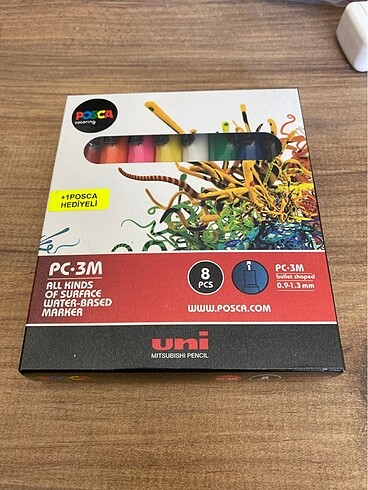 Uni Posca Uni Posca Pc-3m 8'li Set