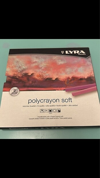 Lyra Polycrayon Soft 24'lu Toz Pastel