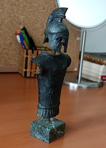 ANTİKA Pirinç Antik Savaşçı Biblo - Görsel 3