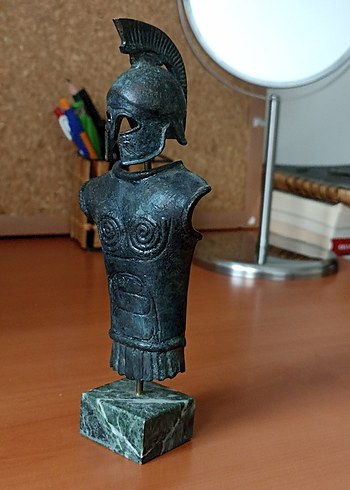 ANTİKA Pirinç Antik Savaşçı Biblo - Görsel 2