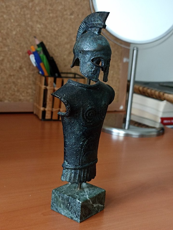 ANTİKA Pirinç Antik Savaşçı Biblo - Görsel 3