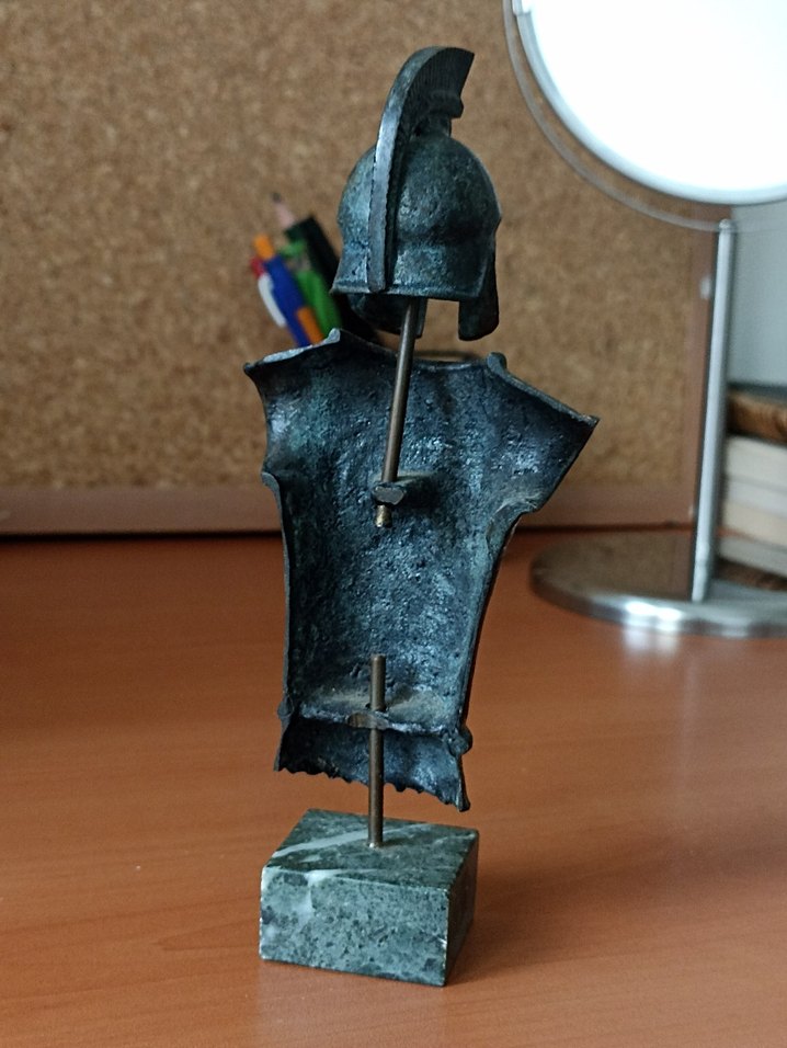 ANTİKA Pirinç Antik Savaşçı Biblo - Görsel 4