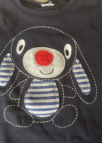 Uzun Kollu Erkek Çocuk Mavi Sweatshirt - Görsel 2