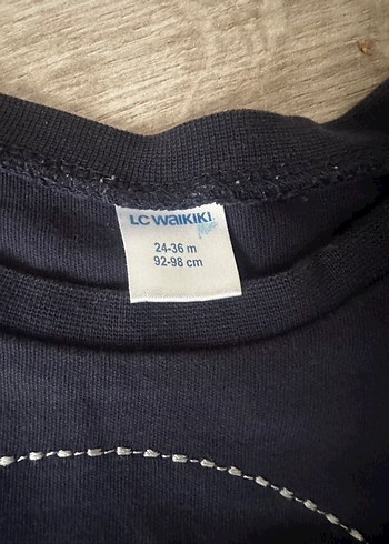 Uzun Kollu Erkek Çocuk Mavi Sweatshirt - Görsel 4