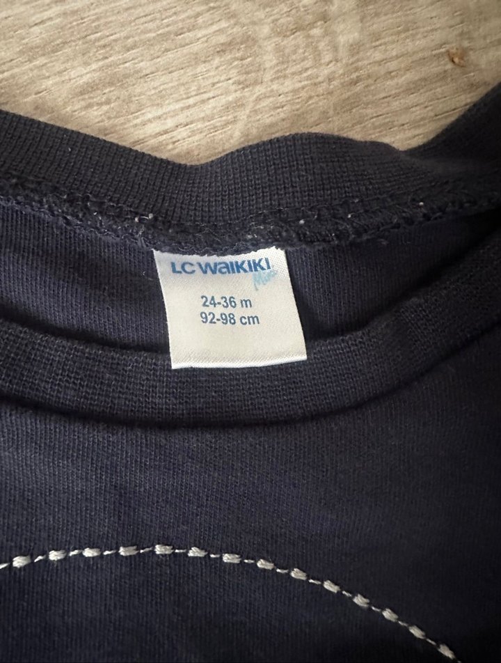 Uzun Kollu Erkek Çocuk Mavi Sweatshirt - Görsel 4