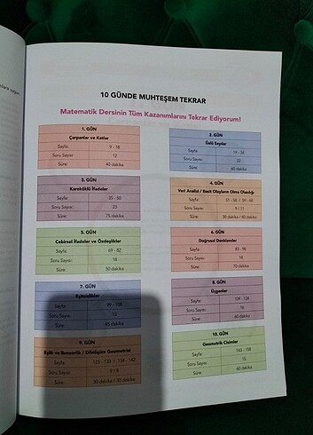  10 Günde Muhteşem Matematik Tekrarı