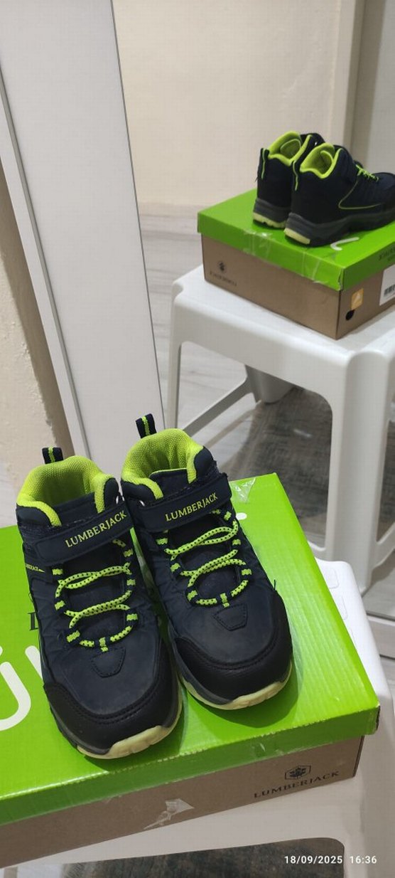 Erkek Çocuk Lumberjack Renkli Street Wear Botlar - Görsel 3