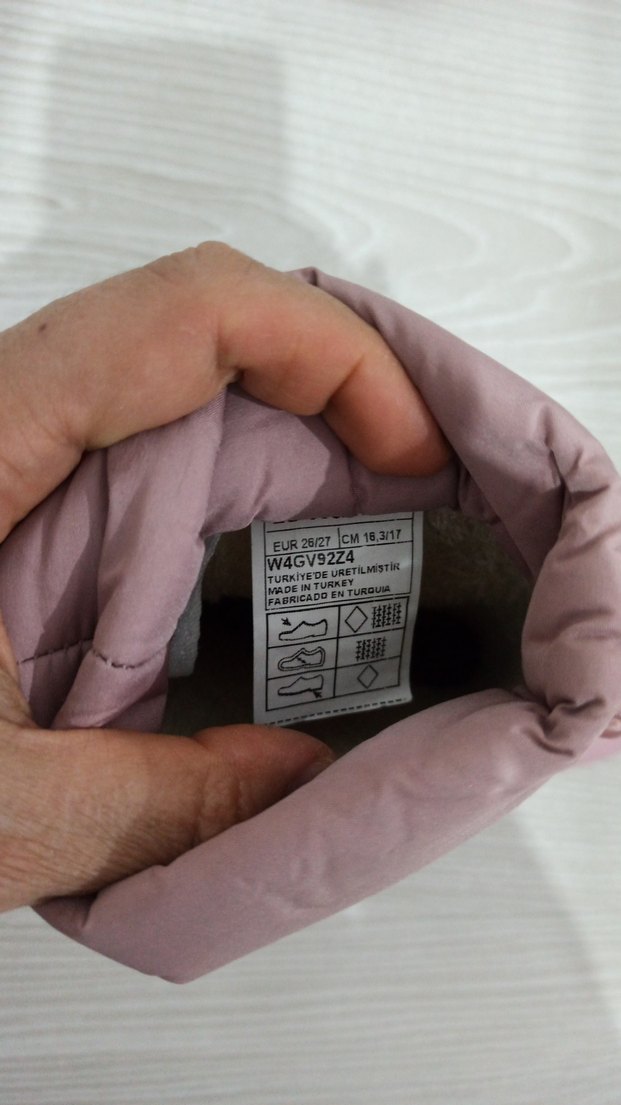 Pastel Pembe Kız Çocuk Lastik Çizme - Görsel 3