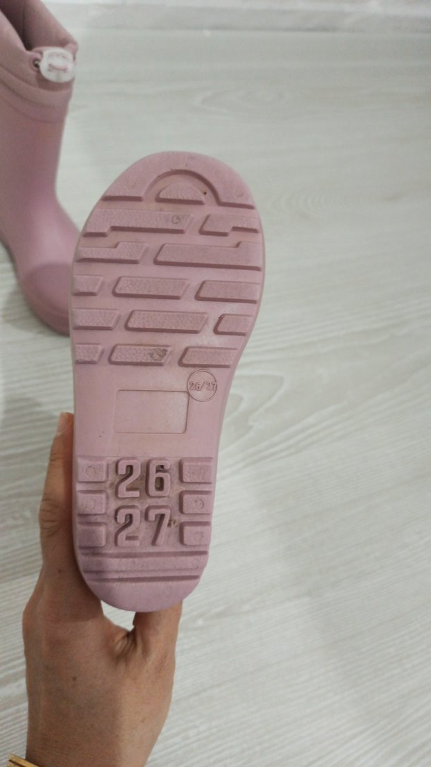 Pastel Pembe Kız Çocuk Lastik Çizme - Görsel 2