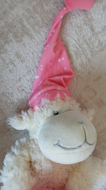 Peluş oyuncak kuzucuk uyku arkadasi - Görsel 5