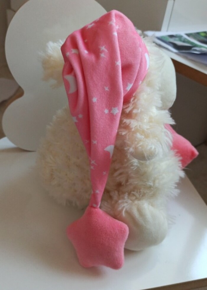 Peluş oyuncak kuzucuk uyku arkadasi - Görsel 3