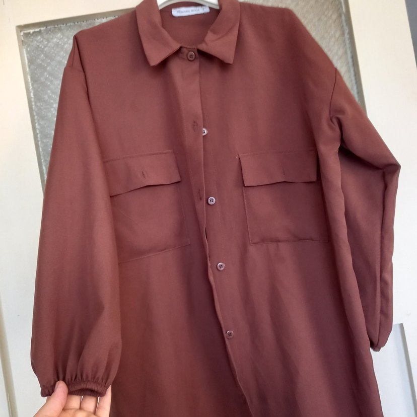 Diger aci kahve gömlek - Görsel 3