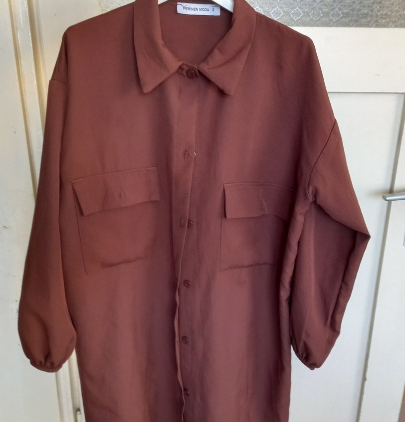 Diger aci kahve gömlek - Görsel 5