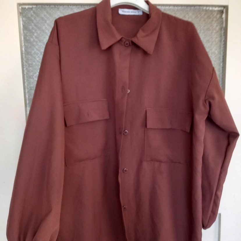 Diger aci kahve gömlek - Görsel 4