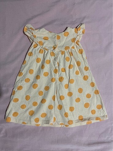 HelloBaby Puantiyeli turuncu elbise