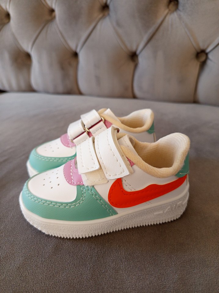 Kız Çocuk Pastel Renkli Tokalı Spor Ayakkabı - Görsel 2