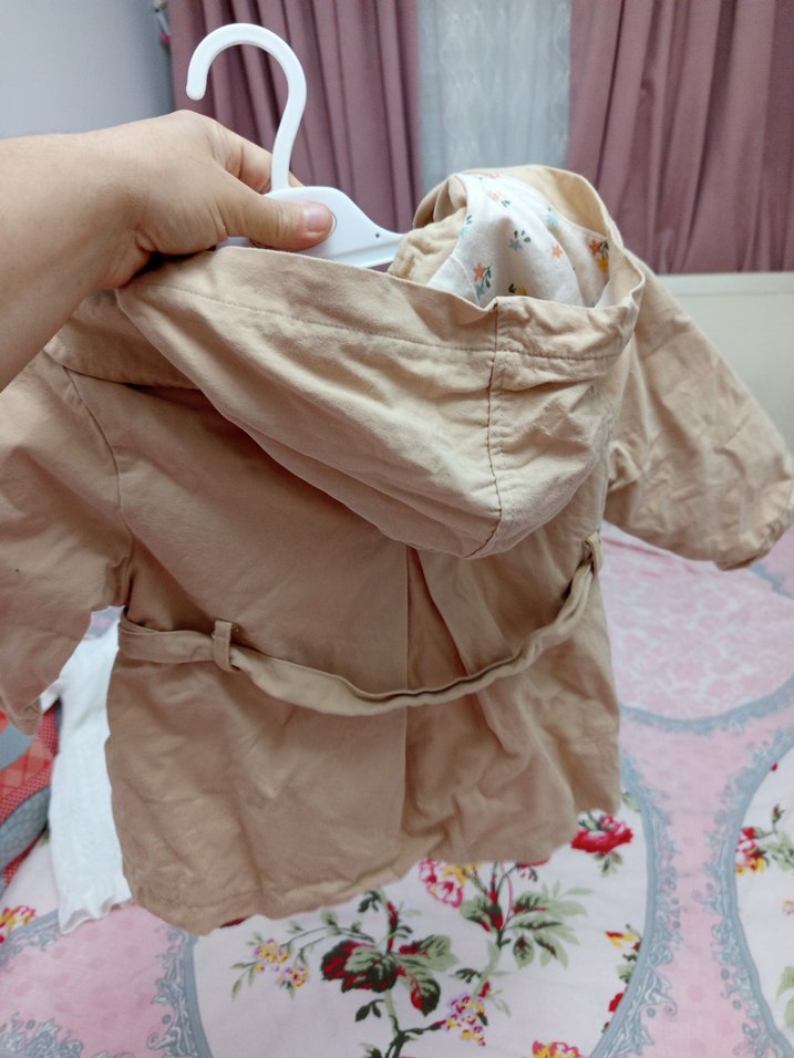 Kız Çocuk Bej Kafşomlu trenc kot - Görsel 3