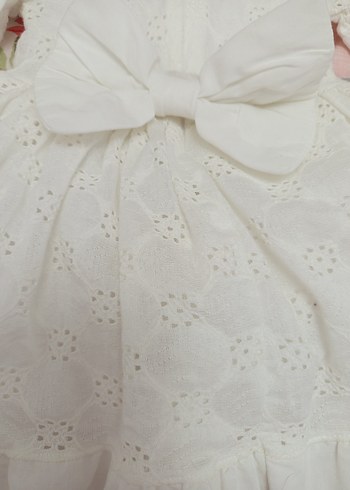 fisto elbise doğum günu elbisesi bebe yaka - Görsel 4