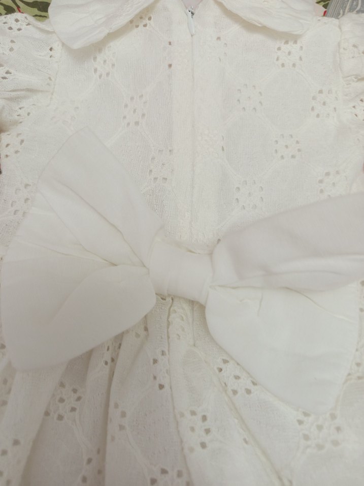 fisto elbise doğum günu elbisesi bebe yaka - Görsel 5