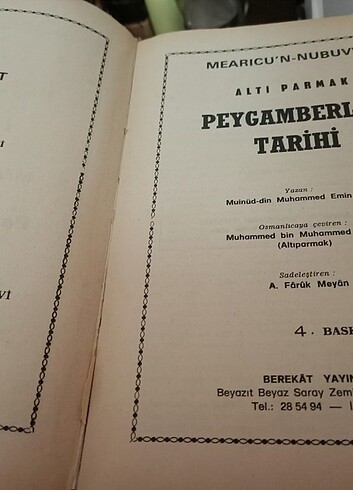 Peygamberler tarihi kitabı 