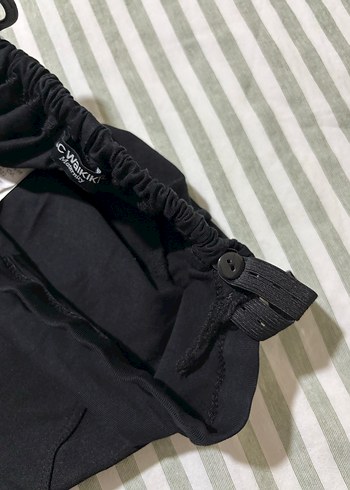 Siyah Hamile taytı , Normal Boy, Bel Tokalı - Görsel 4