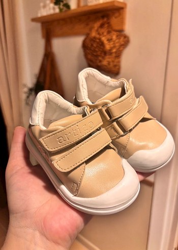 Bej Kız Çocuk ortopedik spor Ayakkabı - Görsel 5