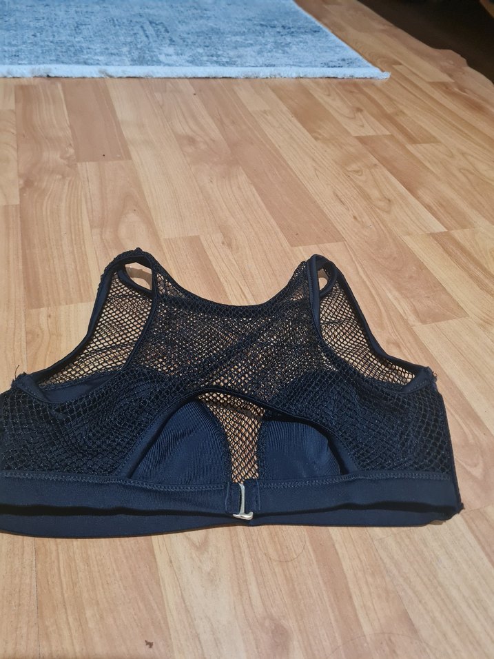 Siyah Mini Spor Sütyeni - Görsel 2