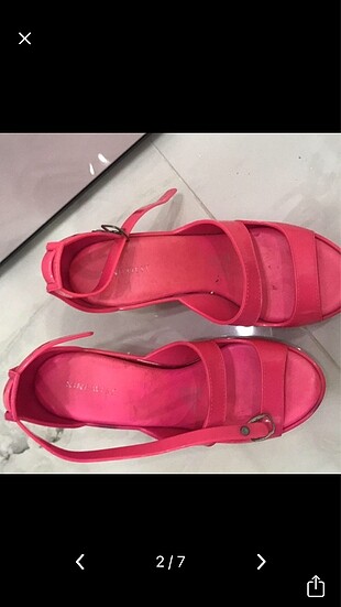 Nine West Nine West Neon pembe Dolgu Topuklu