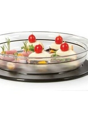 Tupperware kristal servis tabagı 2 litre