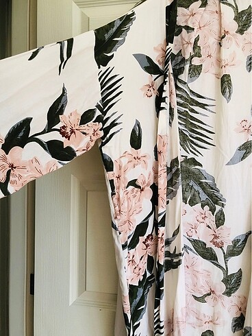Diğer Çiçek desenli kimono
