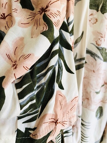 universal Beden Çiçek desenli kimono