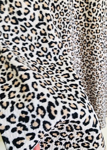 Diğer Bohem Salaş Zebra Desenli Uzun Etek