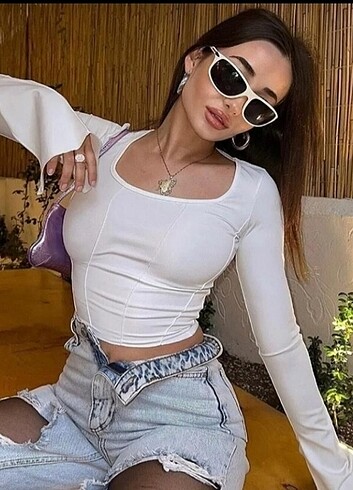 Bluz mini üst crop