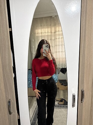 Crop mini üst bluz