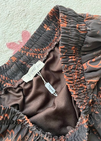 H&M Renkli Desenli Uzun Etek
