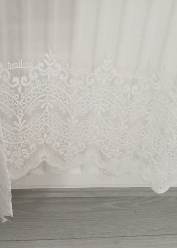 Beyaz Tül Perde - Görsel 3