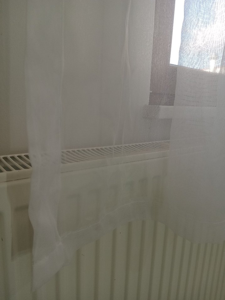 Beyaz Şeffaf Modern Perde - Görsel 2