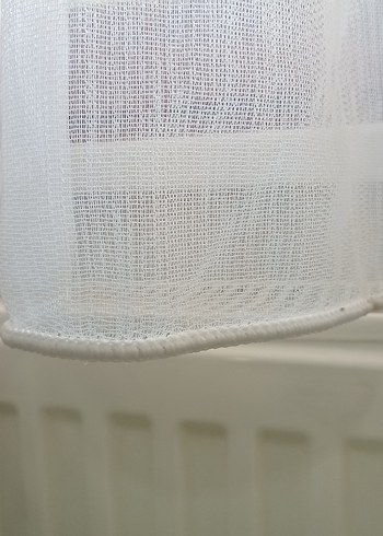 Beyaz Düz Tül Perde - Görsel 2