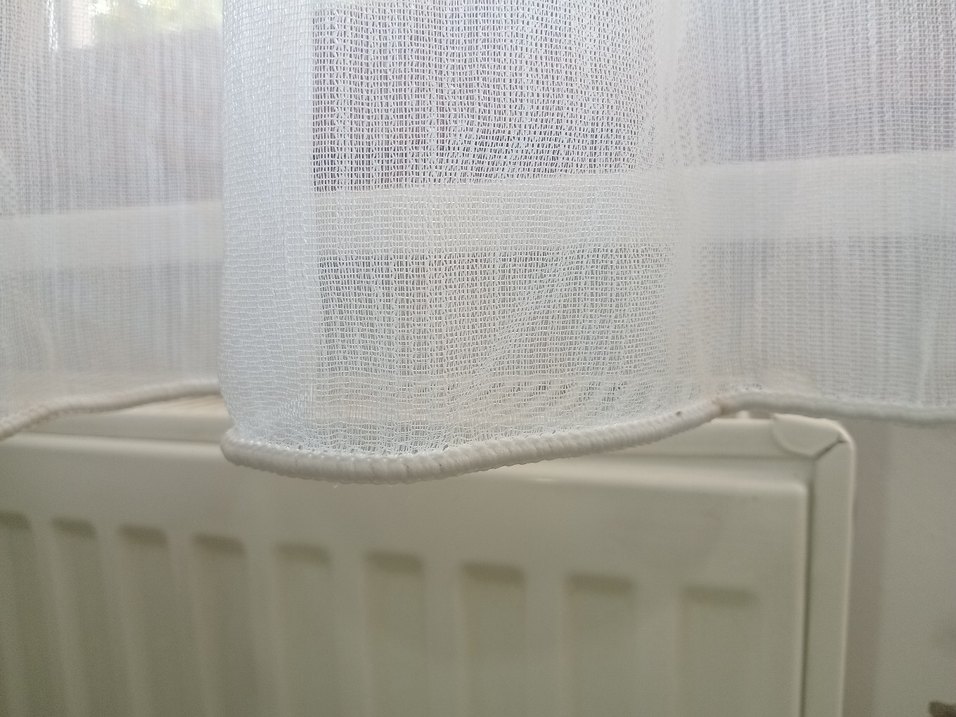 Beyaz Düz Tül Perde - Görsel 2