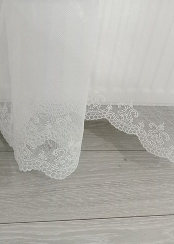 Beyaz Tül Perde - Görsel 2