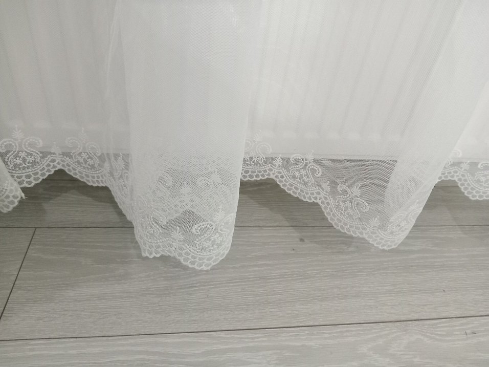 Beyaz Tül Perde - Görsel 2