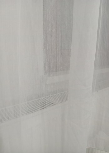 Beyaz Düz Tül Perde - Görsel 2