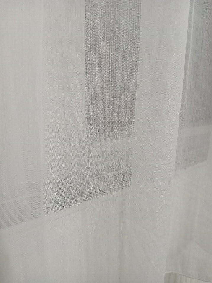 Beyaz Düz Tül Perde - Görsel 2