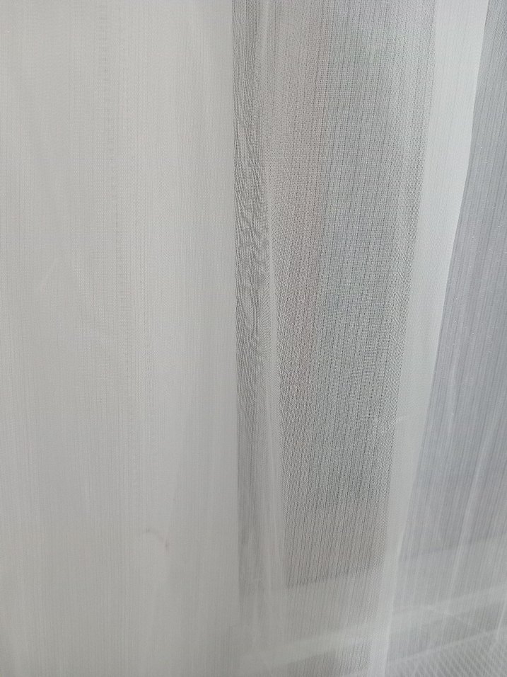 Beyaz Düz Tül Perde - Görsel 2