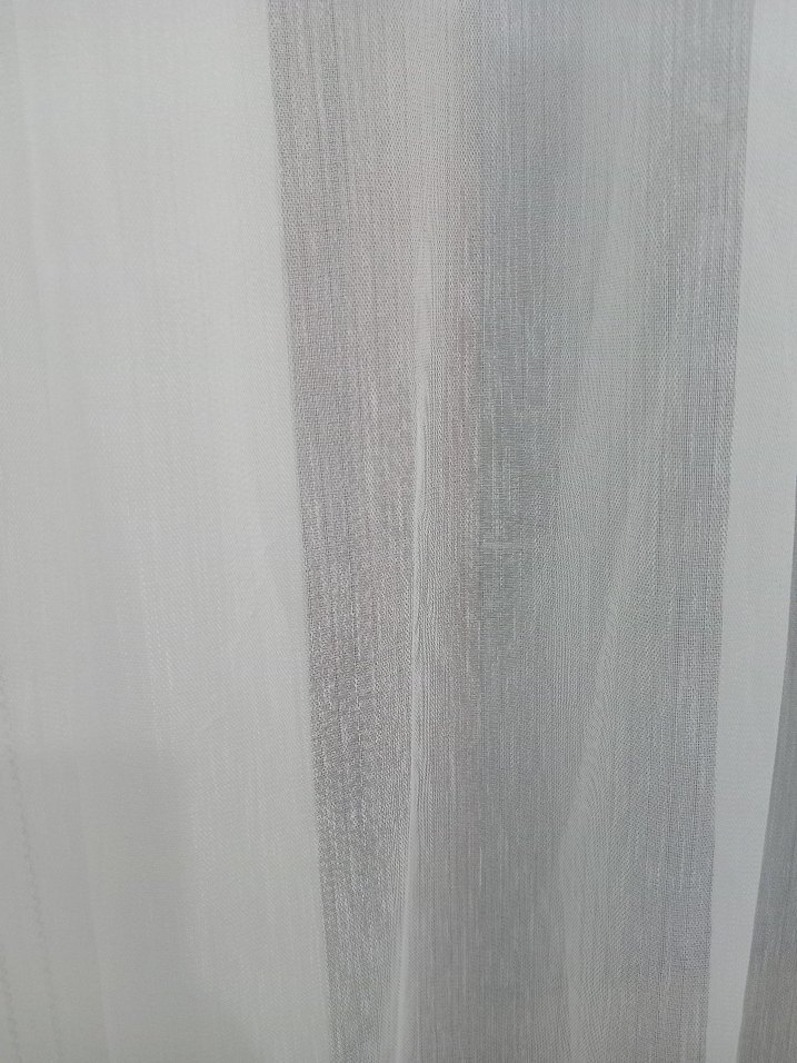 Beyaz Düz Tül Perde - Görsel 2