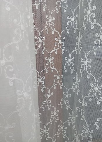 Beyaz Tül Perde - Görsel 2